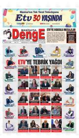 MANİSA'DA DENGE