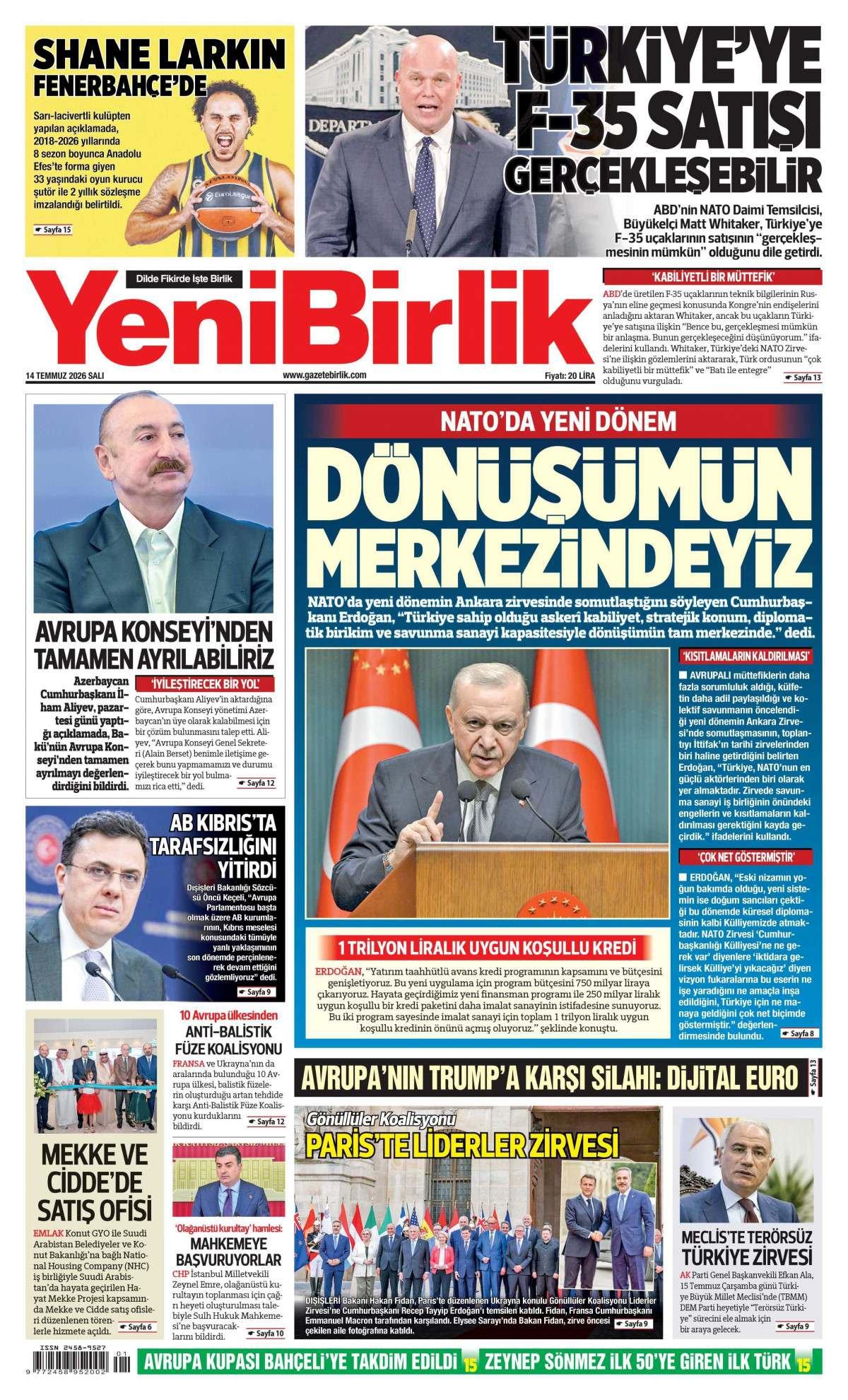 Yeni Birlik