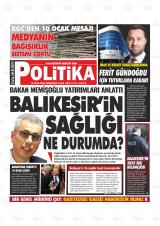 BALIKESİR POLİTİKA