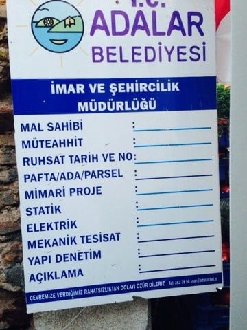 Adalar Belediyesinin İhalesiz iş verme fiyaskosu,Besim Üstünel inşaatı ile ilgili teknik dökümanlar