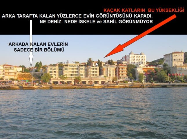 Büyükada'da sahil şeridi terörü