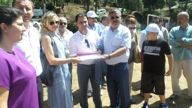 Büyükada’daki Koca Yusuf Stadının yenileme çalışmalarına başlandı