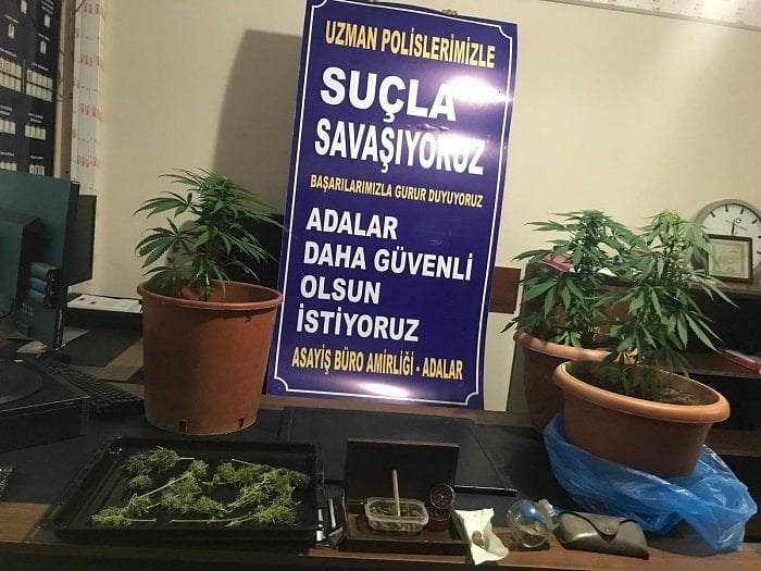 Adalar'da uyuşturucu operasyonu!