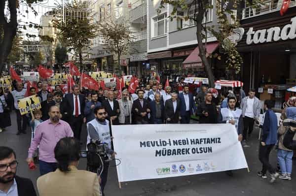 Bağcılar’da “ Mevlid-i Nebi ” Yürüyüşü gerçekleşti.