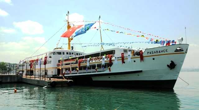 Tarihi paşabahçe vapuru yeniden Boğaz'a açılıyor