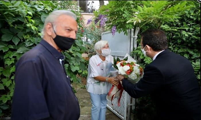 İmamoğlu Ediz Hun’u, Büyükada’daki evinde ziyaret etti