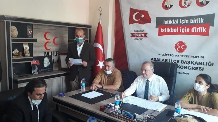 MHP Adalar İlçe Suat Vural ile devam dedi