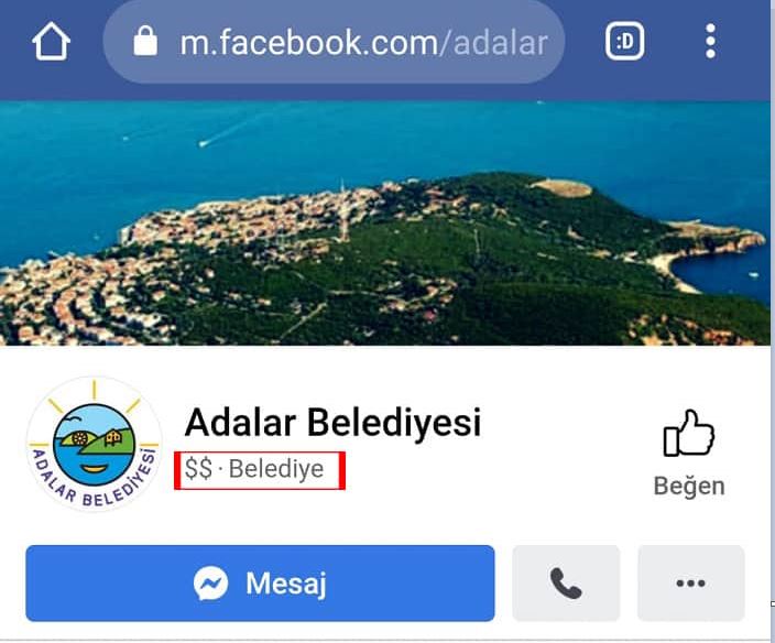 Adalar Belediyesi’nin TC yazması gereken yerde dolar işareti olması kafalarda soru işaretleri bıraktı!