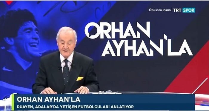 Orhan Ayhan, TRT SPOR'da Adalar'da yetişen futbolcuları gündeme aldı