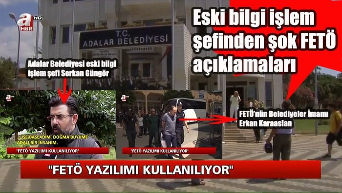 Adalar Belediyesi eski bilgi işlem şefinden şok FETÖ açıklamaları (VİDEO)