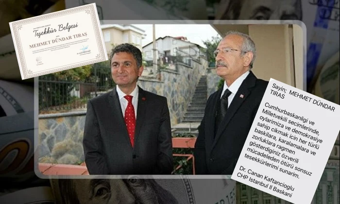 Kılıçdaroğlu partiden ihraç etti, Kaftancıoğlu teşekkür belgesi verdi