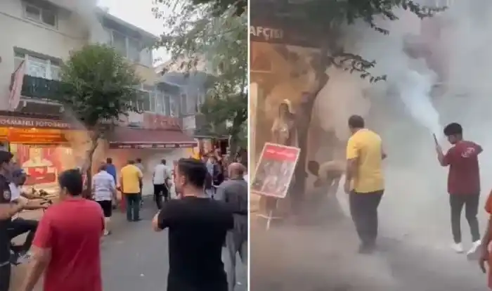 Büyükada’da Çınar caddesinde lokanta yandı