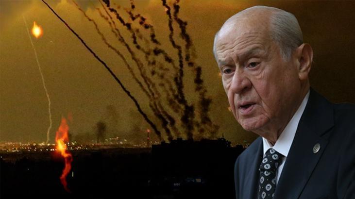 Bahçeli’den Gazze açıklaması: Uluslararası toplum tıpkı bir korku filmini izler gibi seyre dalmıştır