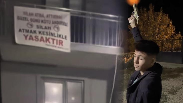 Bursa’da pankartı görmezden geldi! Ateş açtığı görüntüleri sosyal medyada paylaştı