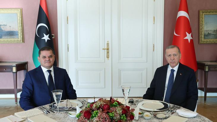 Cumhurbaşkanı Erdoğan, Libya Başbakanı Dibeybe’yi kabul etti