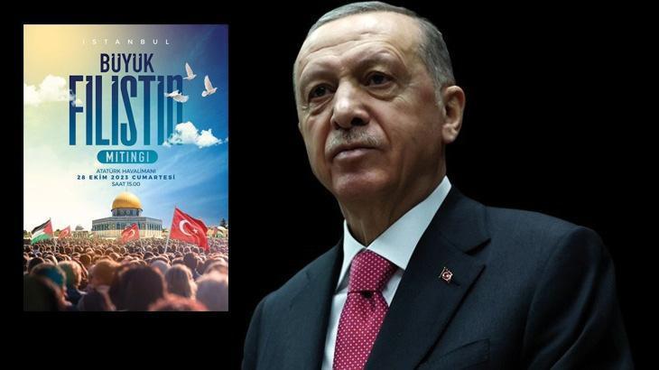 Cumhurbaşkanı Erdoğan’dan ‘Büyük Filistin Mitingi’ paylaşımı: Milletimizin her bir ferdini davet ediyorum