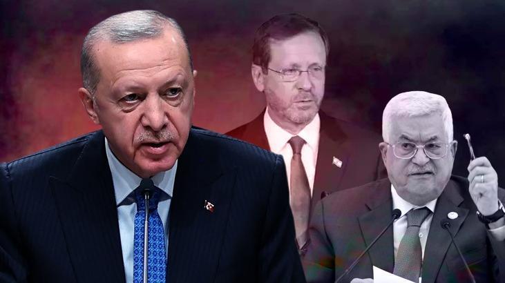 Erdoğan ‘barış’ için devrede! Abbas ve Herzog ile görüştü