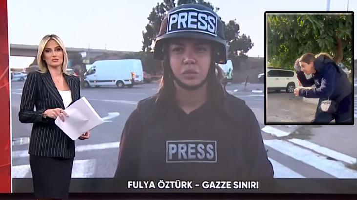 Gazze sınırında son durum! CNN TÜRK ekibi roket saldırısına yakalandı