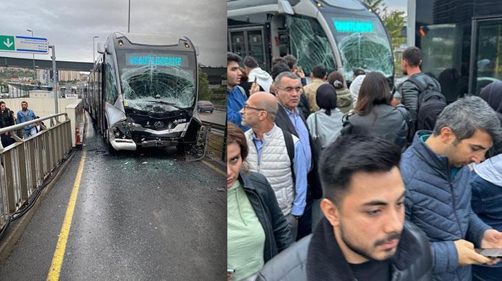 Kadıköy’de metrobüs kazası!