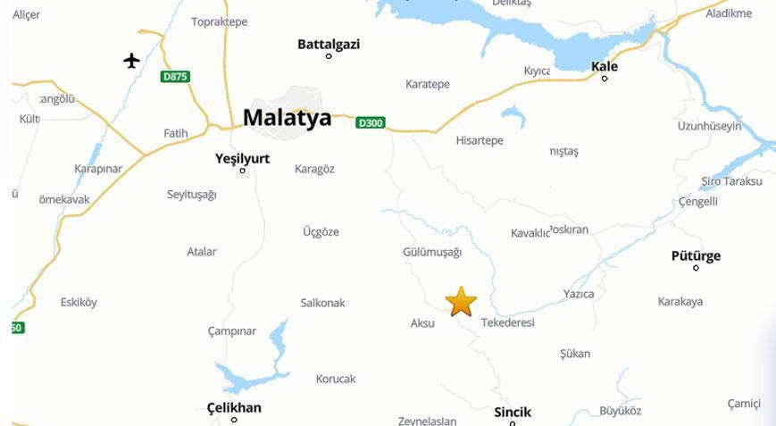 Son dakika… Malatya’da 3.6 büyüklüğünde deprem!