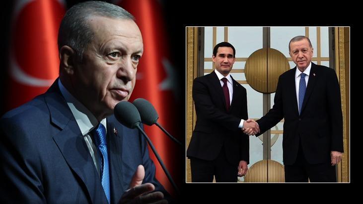 Türkmenistan ile 13 anlaşma imzalandı! Erdoğan’dan iş birliği vurgusu
