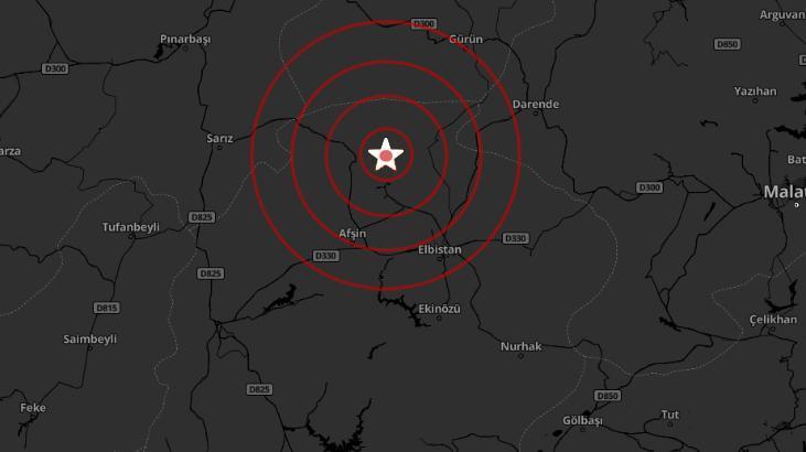 AFAD duyurdu! Kahramanmaraş Afşin’de 3.8 büyüklüğünde deprem