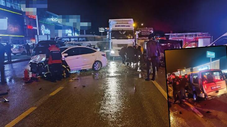 Amasya’da feci kaza! Hafif ticari araç ile otomobil çarpıştı: 7 yaralı