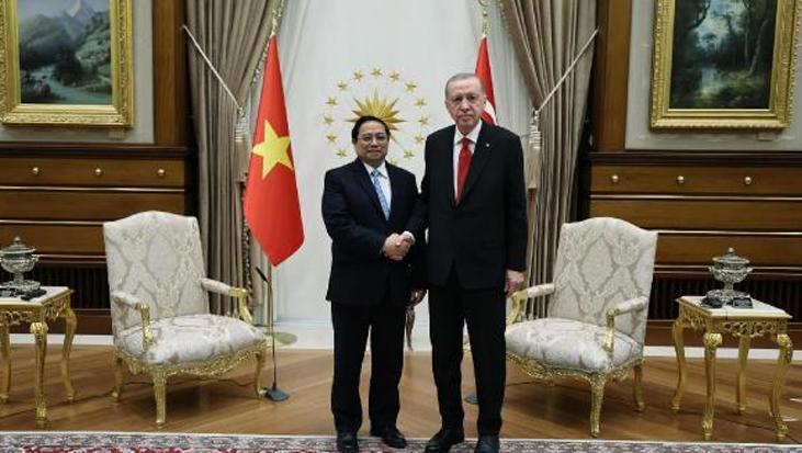 Cumhurbaşkanı Erdoğan, Vietnam Başbakanı Chinh ile görüştü