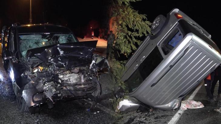 Elazığ’da feci kaza! İki araç çarpıştı: 1 ölü, 3 yaralı