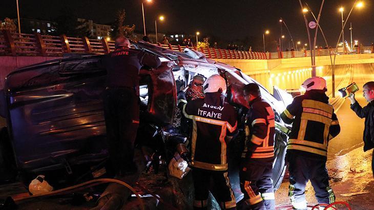 Kayseri’de zincirleme kaza: 9 yaralı