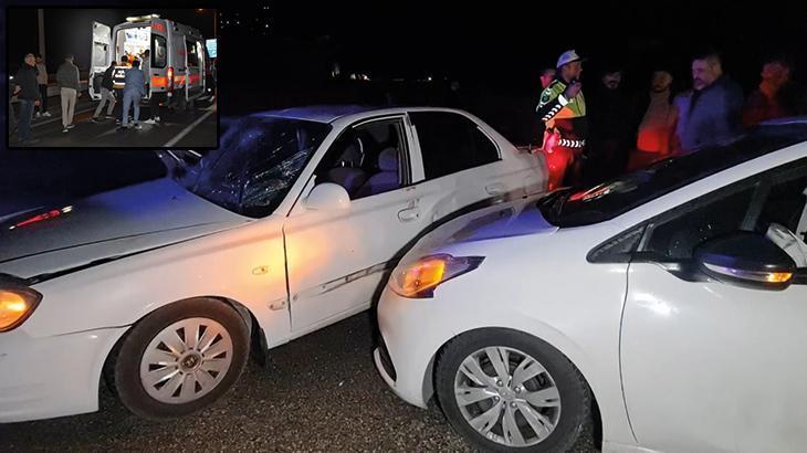 Kırıkkale’de feci kaza! 3 araç çarpıştı: 4 yaralı