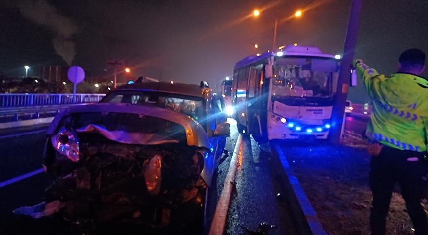 Manisa’da zincirleme kaza! 10 kişi yaralandı