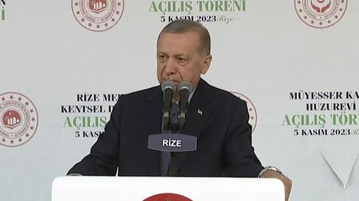 Son dakika… Cumhurbaşkanı Erdoğan’dan Rize’de önemli açıklamalar