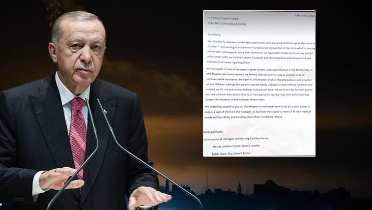 Son dakika: İsrailliler Erdoğan’a mektup yazdı! ‘Sizden insani bir istekte bulunuyoruz’