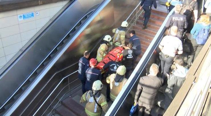 Son dakika: İstanbul’da metro istasyonunda intihar girişimi! Ulaşım kilitlendi