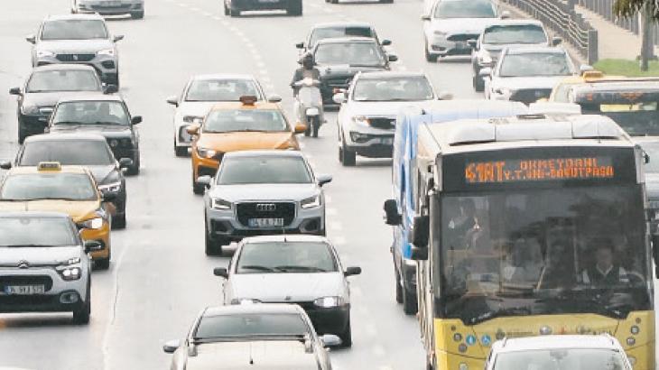 Trafiğin yoğun olduğu yerde hava daha kirli