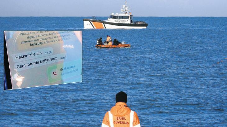 Zonguldak’ta batan gemiden son mesaj: Hakkınızı helal edin