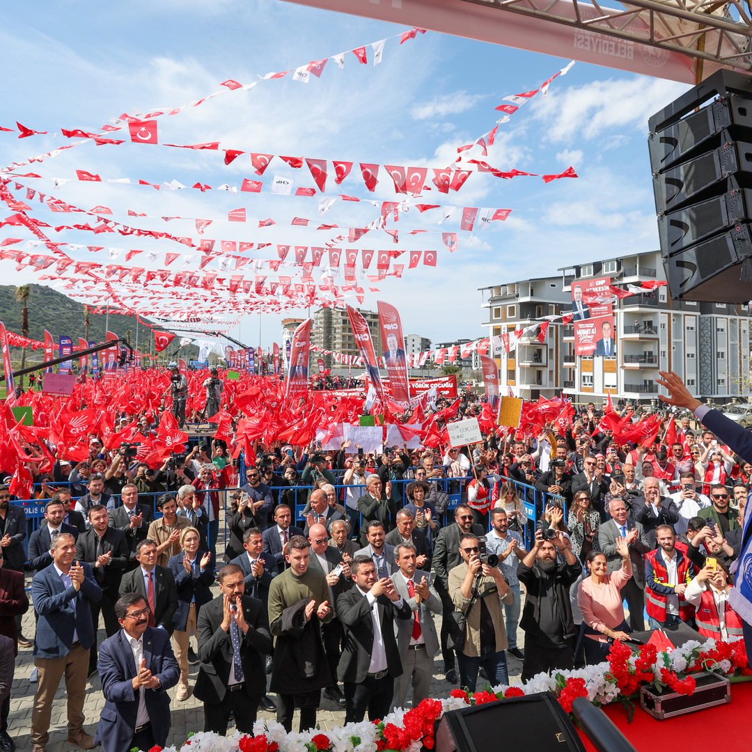 CHP Genel Başkanı Özgür Özel Antalya Gazipaşa’da: “Türkiye İttifakında İyi İnsanlar Var”