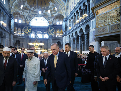 Cumhurbaşkanı Erdoğan, cuma namazını Ayasofya-i Kebir Cami-i Şerifi’nde kıldı