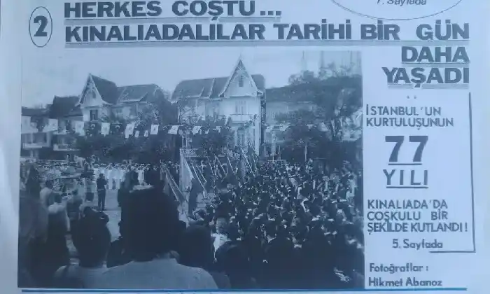 Akpolat’ın ilk icraati Kınalıada Tören Alanını ve Atatürk büstünü kaldırmakmış!