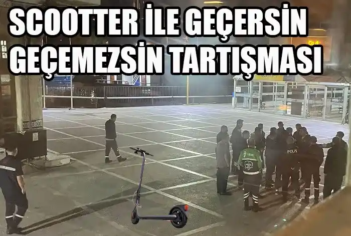 Bostancı-Adalar seferinde “scooter” ile geçerim geçemezsin tartışması! Polis çağrıldı