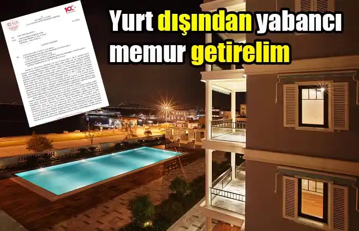 Büyükada LİDO’nun alt yapı hizmetlerini kesmek için yabancı memur getirelim