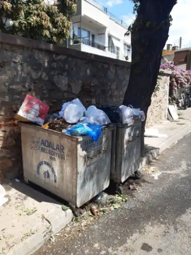 Büyükada’da Çöp Krizi Derinleşiyor: Sokaklar Atık Yığınlarıyla Kaplı