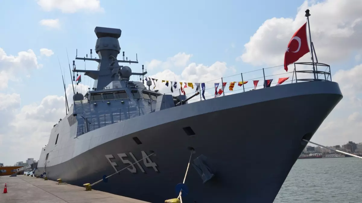 TCG Kınalıada Korveti Libya’da