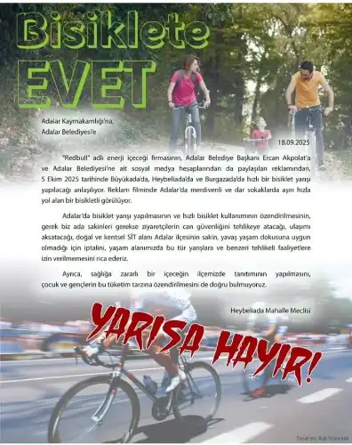 Adalar’da Planlanan Bisiklet Yarışına Yerel Muhalefet Yükseliyor