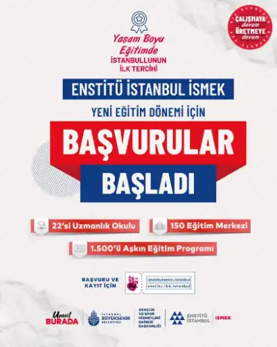 İSMEK Adalar’da Yeni Dönem Heyecanı: 1.500 Ücretsiz Programla Başvurular Başladı