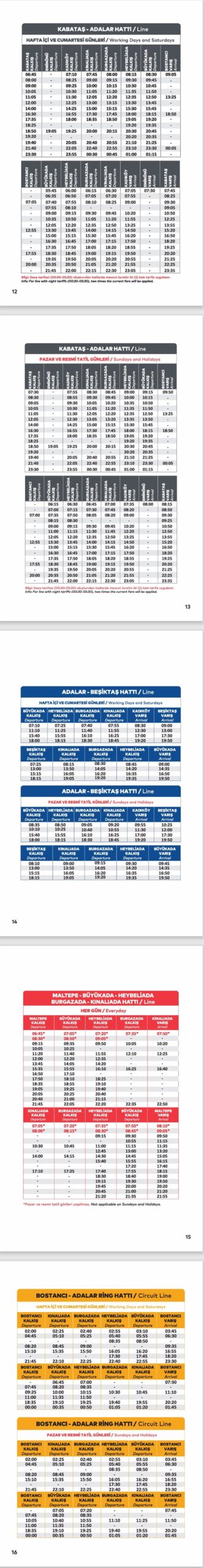 Şehir Hatları'nda Kış Tarifesi 8 Eylül'de Başlıyor