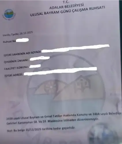 Adalar’da ‘Bayram Harcı’ Tartışması: Esnaf Tepkili, Belediye “Yasal Zorunluluk” Dedi