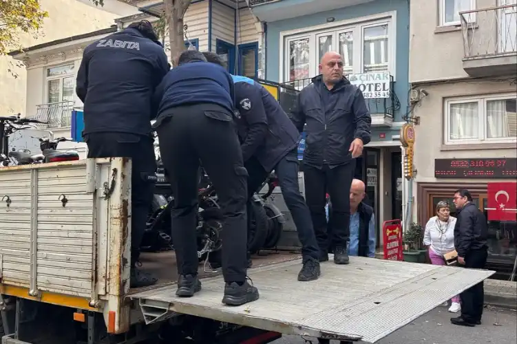 Adalar’da Yasak Elektrikli Bisikletlere Yönelik Denetim: 24 Bisiklete El Konuldu