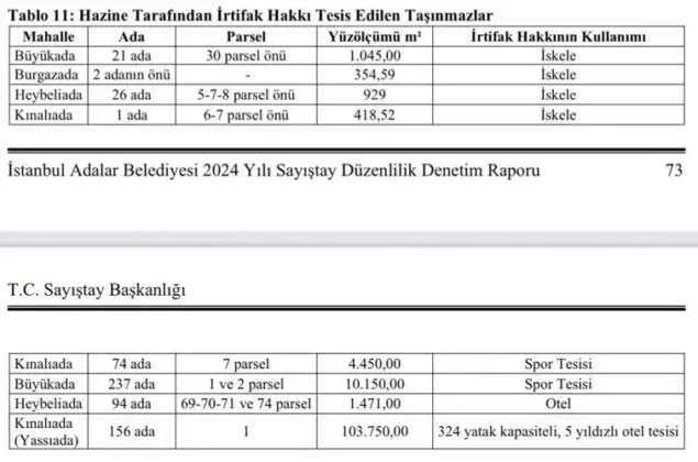 Adalar'da 'Ayrıcalıklı' Parseller Kimlere Ait? Sayıştay Raporu, Vergi Muafiyetlerini Gündeme Taşıdı